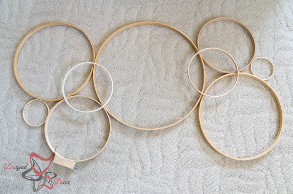 Embroidery Hoop Wall ~ Circle Wall Art