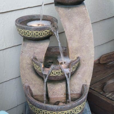 Outdoor Water Fountain from #LampsPlus!