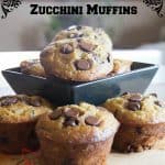 Zucchini Chocolate Chip Muffins-pinnable