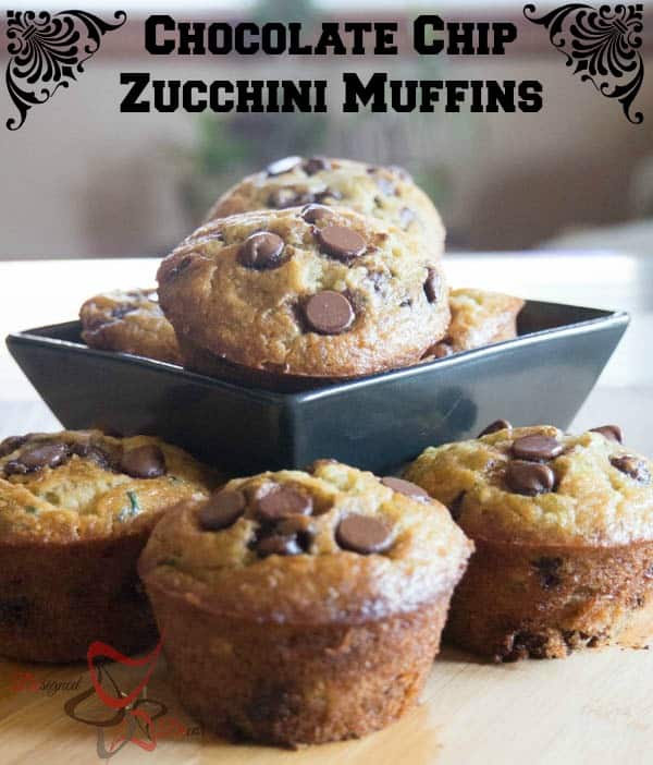 Chocolate Chip Zucchini Muffins-