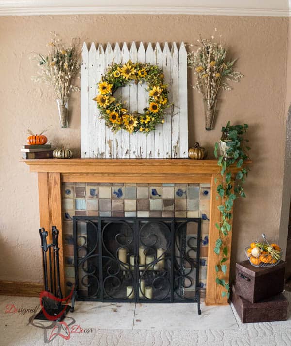 2014 Fall Home Decor~ Fall Mantel