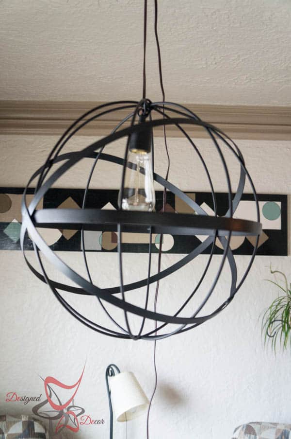 DIY Sphere Pendant Lighting