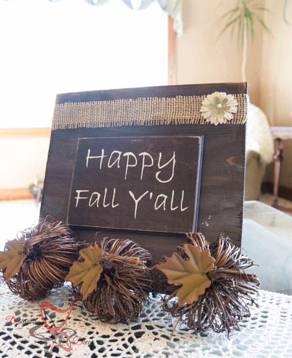 Wooden Plaques for Fall Decorating