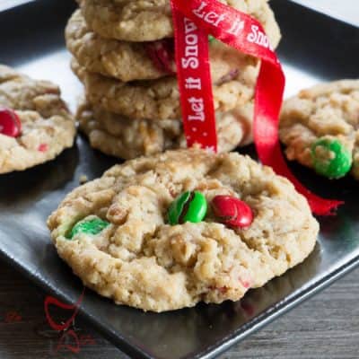 Holiday Oatmeal Cookies!