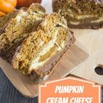 Pumpkin Cheese Cake Bread-Pinnable