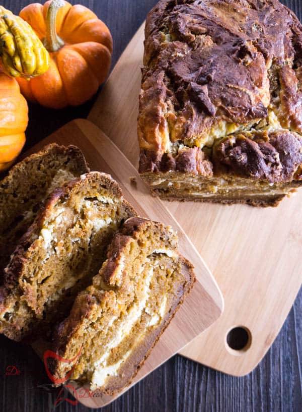 Pumpkin Cream Cheese Bread