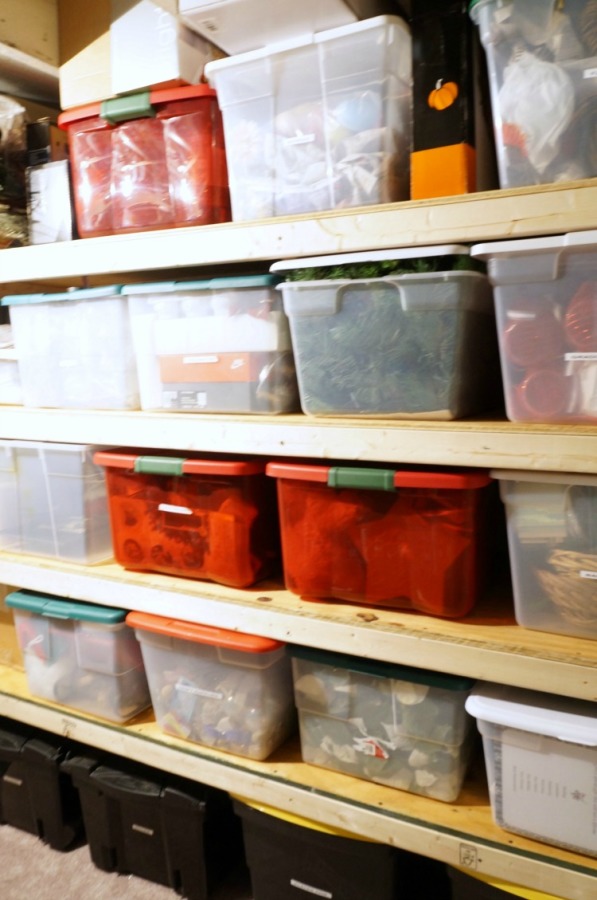 Basement Storage Shelves