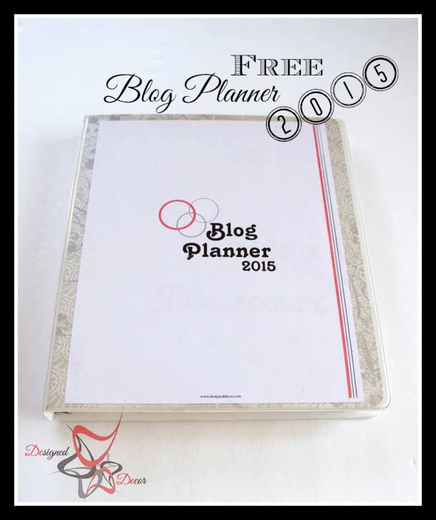 Blog Planner 2015-Free Printable