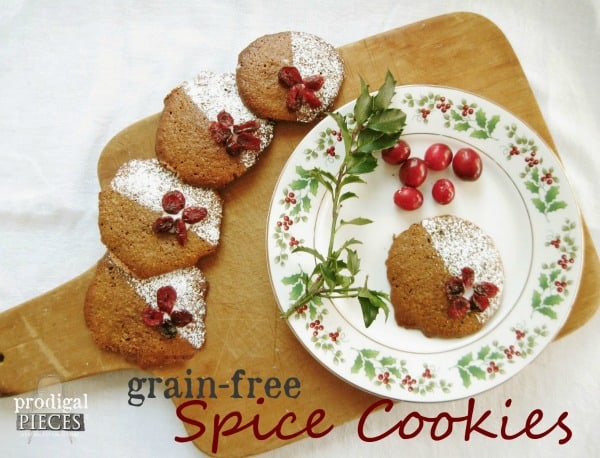 Grain free Spice Cookies-  Cookie Round-up