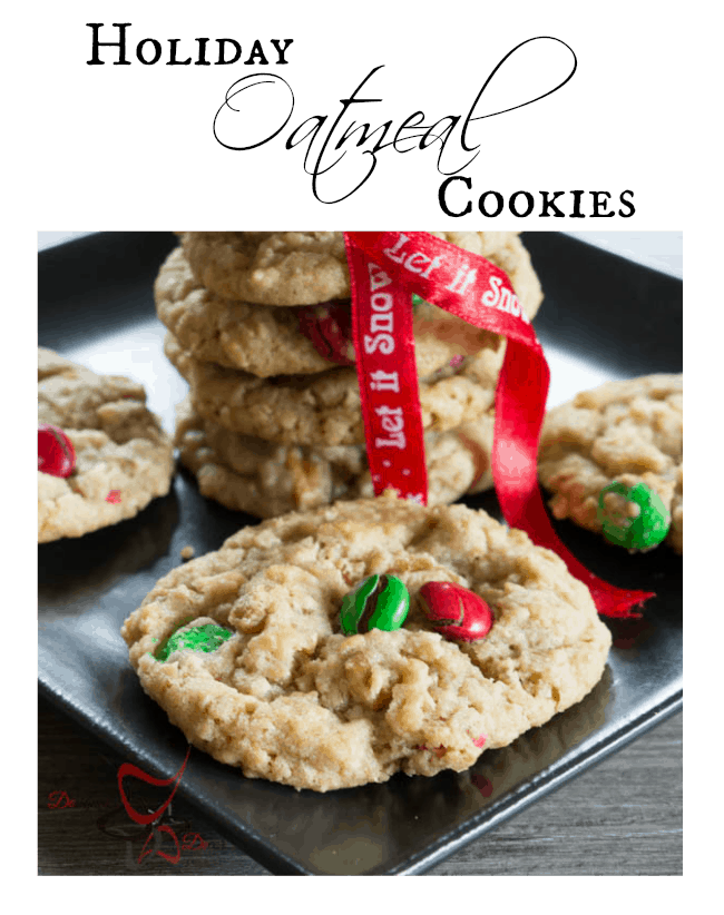 Holiday Oatmeal Cookies