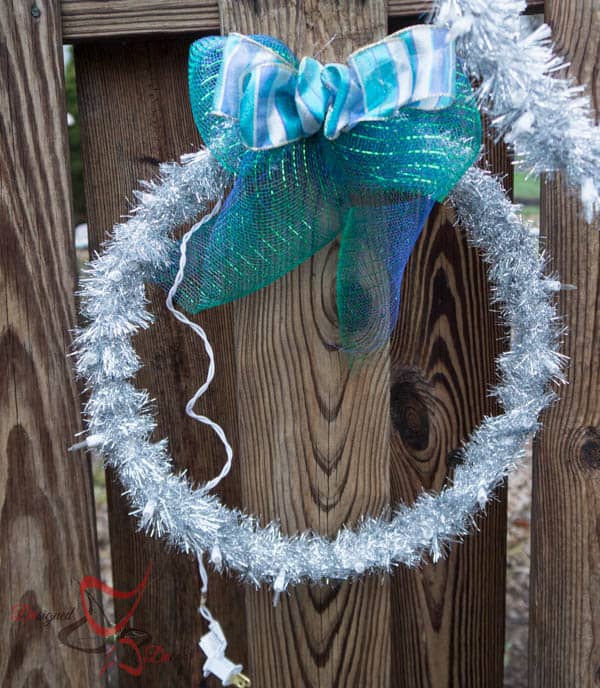 Outdoor Christmas Decor-Hanging Light Rings-