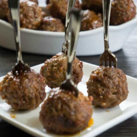 Honey Garlic Crockpot Meatballs!