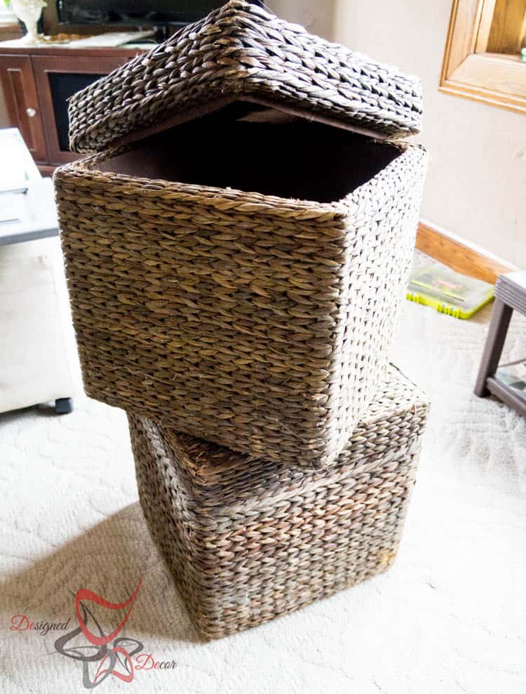 How to Stain a Basket