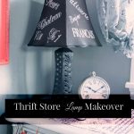 Thrift Store Lamp Makeover