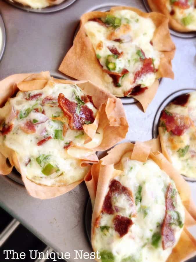 veggie-frittatas- The Unique Nest