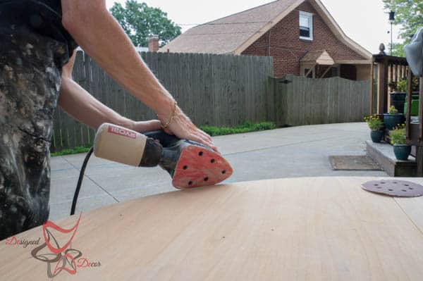 Refinishing a Factory Painted Table-