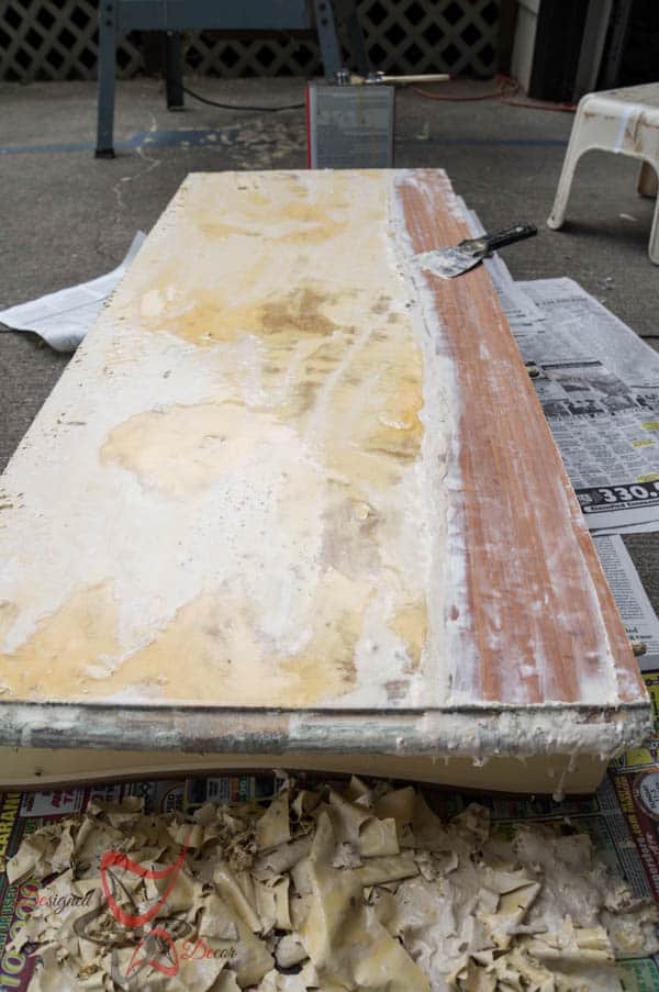 Refinishing a Factory Painted Table-