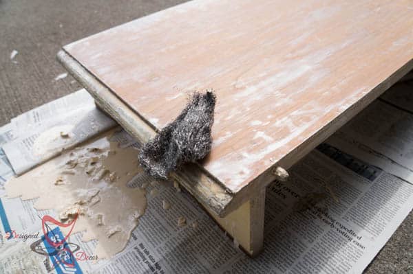 Refinishing a Factory Painted Table-