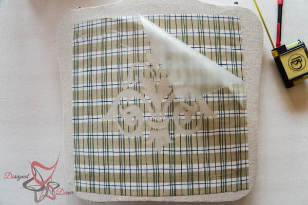 How to Stencil Fabric-Using Contact Paper