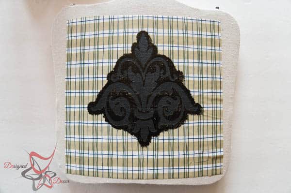 How to Stencil Fabric-Using Chalk Paint