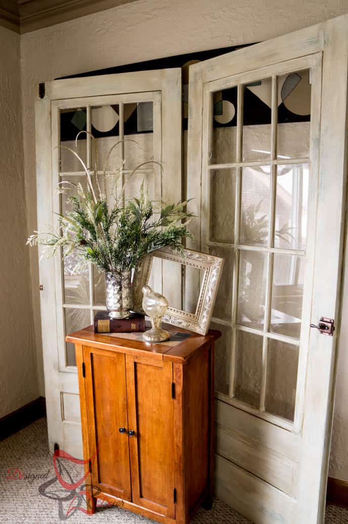 Painted Old French Doors-Pixie Dust Paint Company-