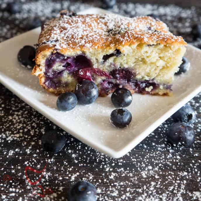 Fresh Blueberry Cake-