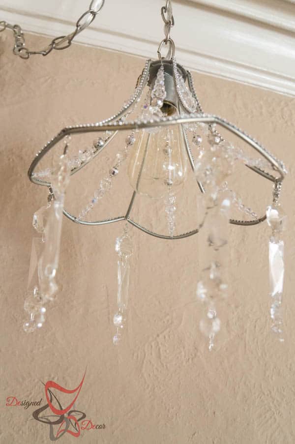 DIY Crystal Chandelier-6