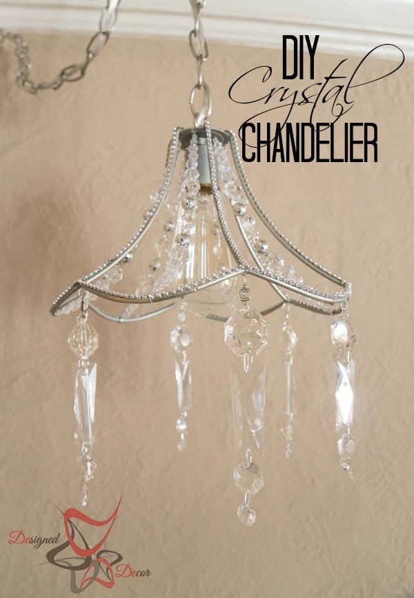 DIY Crystal Chandelier-pinnable