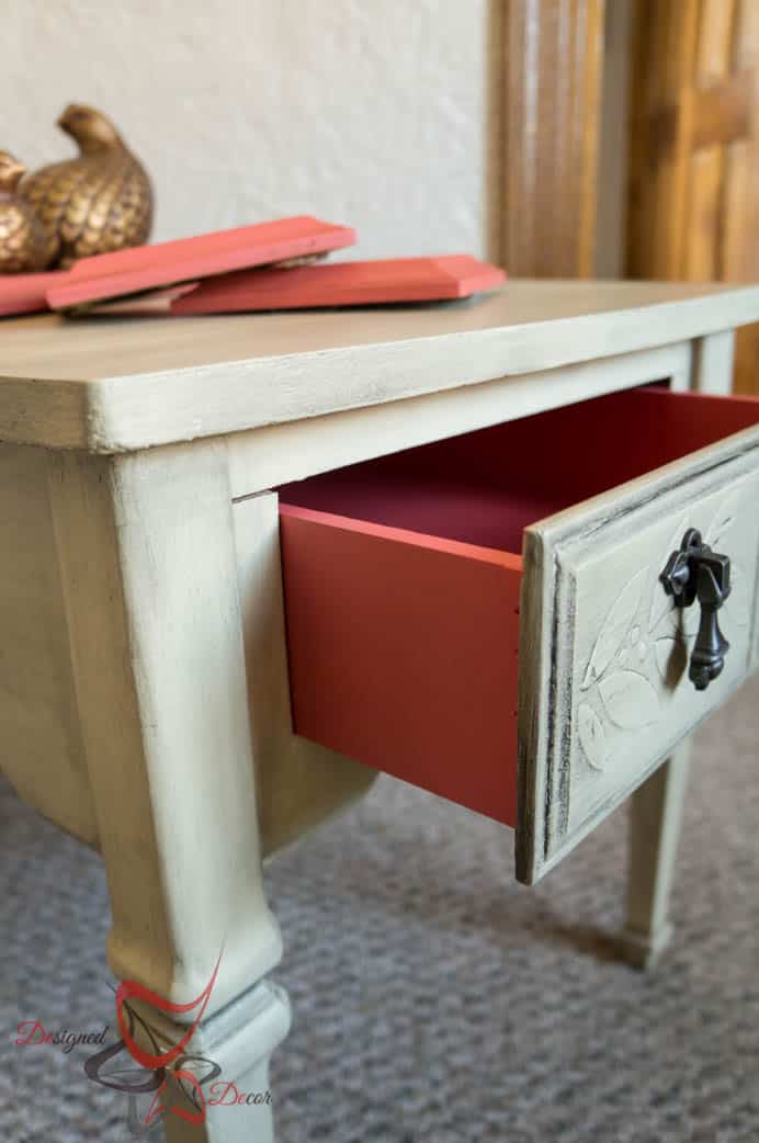 Update a Writing Desk with Chalked Glaze