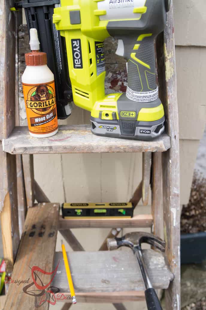 Repurposed Ladder Shelf-6