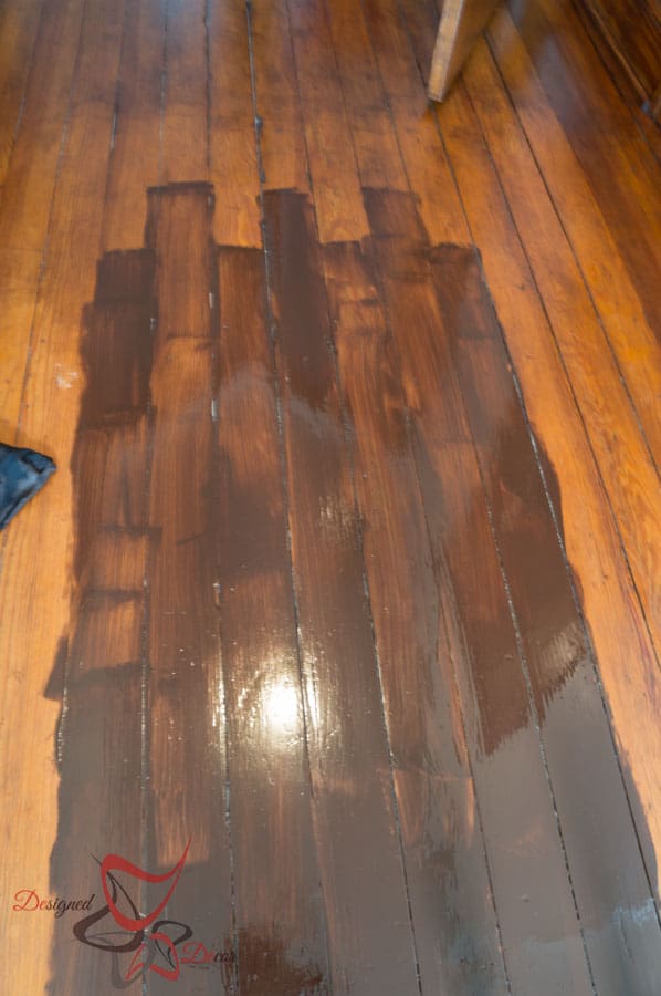 applying Gel Stain over existing stained wood floors