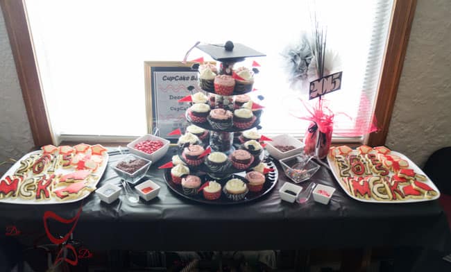 Graduation Party Planning- DIY-CupCake Stand-Table Decorations-Photo Booth-5