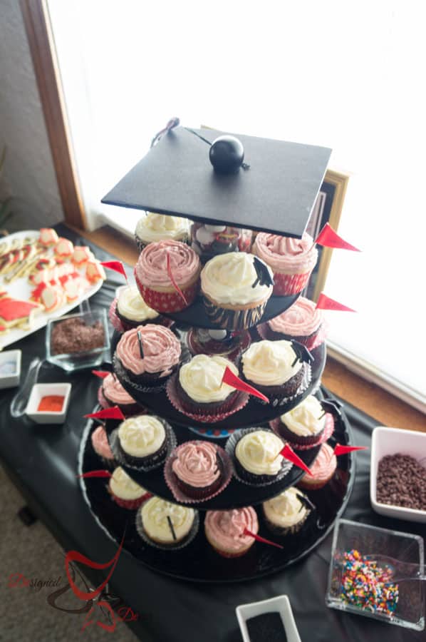 Graduation Party Planning- DIY-CupCake Stand-Table Decorations-Photo Booth-6