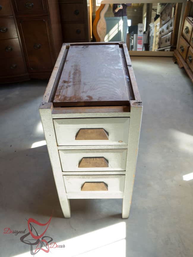 Reclaimed Wood Top Nightstand