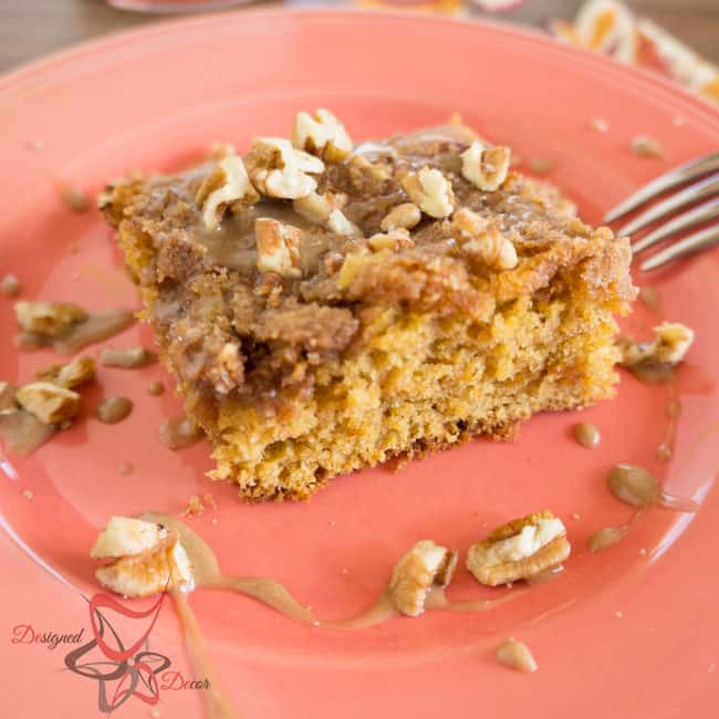 Maple Icing Pumpkin Cake