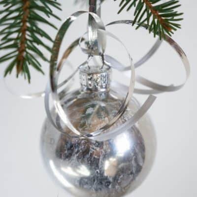 DIY Mercury Glass Ornament-Christmas Decorating on a Budget-Part 3!