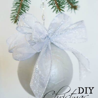 Paper Mache Ornaments~Christmas Decorating on a Budget – Part 1-!