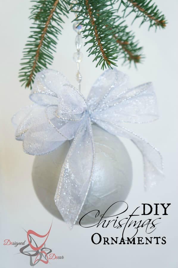 Making Paper Mache Ball Christmas Ornaments