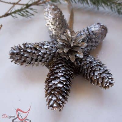 DIY Pine Cone Ornaments – Christmas Decorating on a Budget- Part 4!