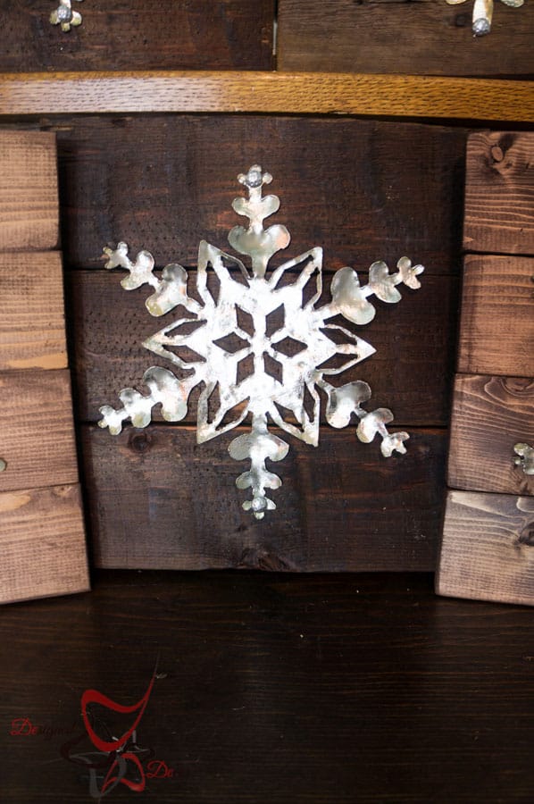 DIY-Wood Block Metal Snowflake - Holiday Decor- Wall Decor- (9 of 13)