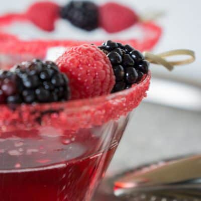 Champagne Raspberry Cocktail!