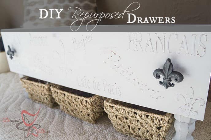 Storage Drawers-DIY- Repurposed