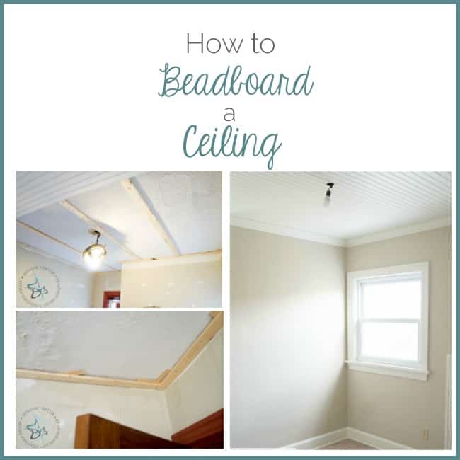 How to Beadboard a ceiling
