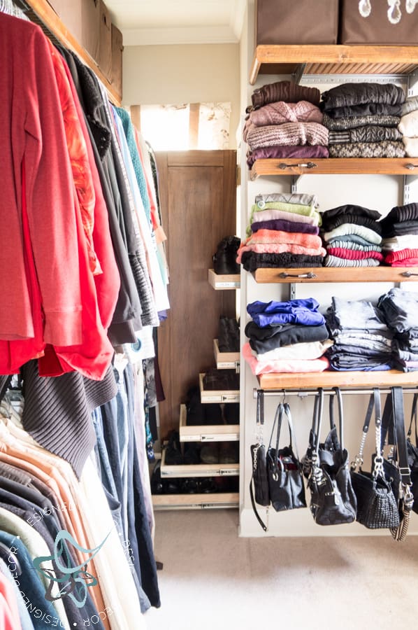 Shoe Closet ~ Building Pullout Shelves! - Designed Decor