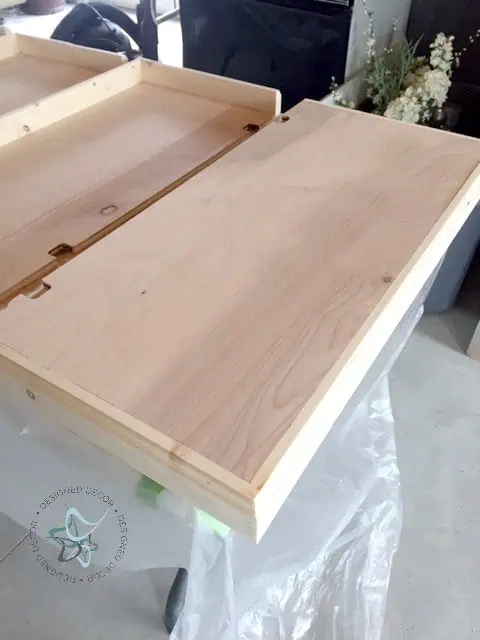 DIY- Wood- Cap-Shelves- Minwax Stain Cap Wood Shelves-ready for stain