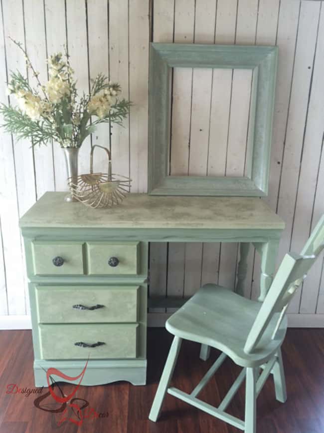 La Chaux-French Lime Paint-Printemps-Desk Makeover-2