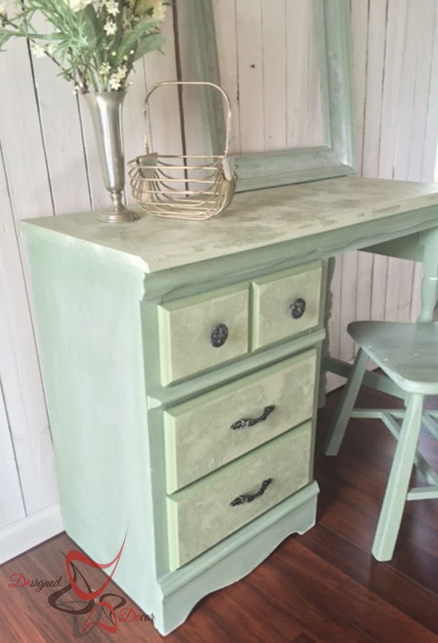 Green Lime Painted Desk