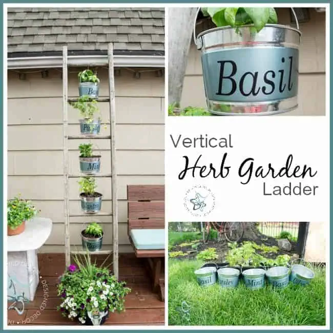 Vertical Herb Garden Ladder