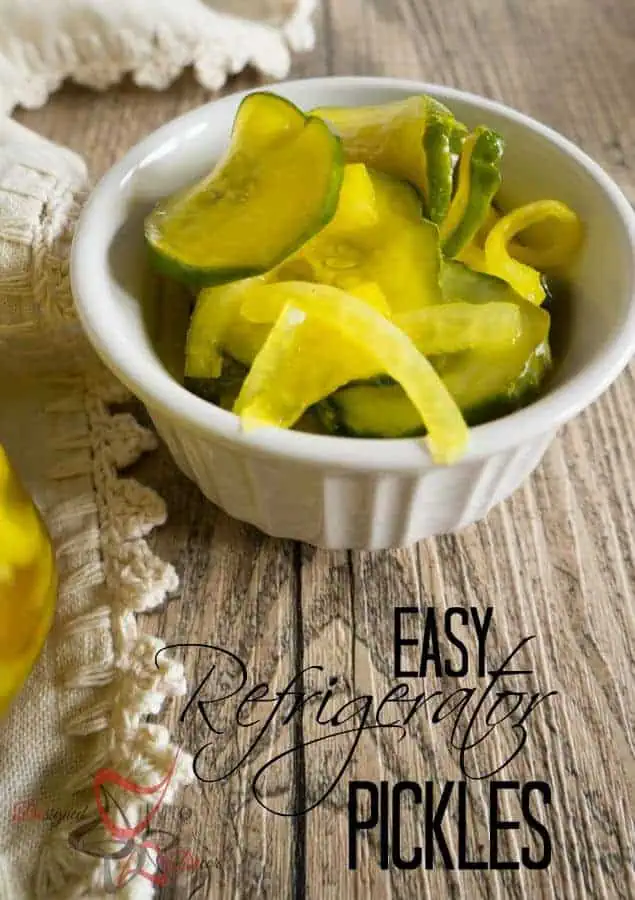 Easy-Bread-Butter-Refrigerator-Pickles- www.designeddecor.com Easy Refrigerator Pickles pinnable