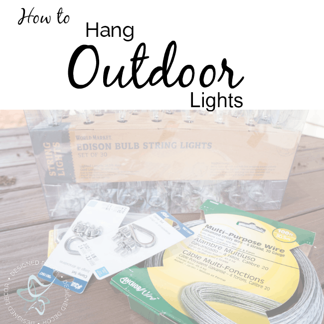 How to Hang Outdoor Lights